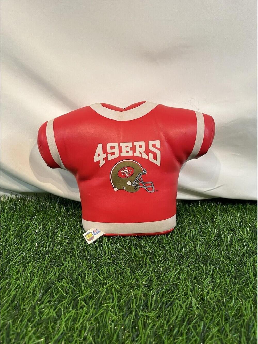 Vintage 90s Good Stuff NFL San Francisco 49ers Cushion Red Jersey